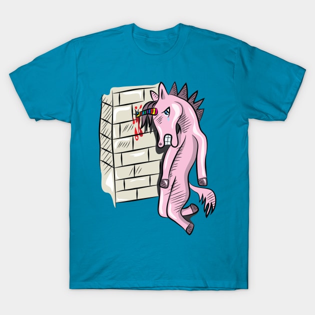 Sick Unicorn T-Shirt by martinussumbaji